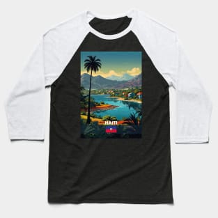 Haiti Travel Baseball T-Shirt